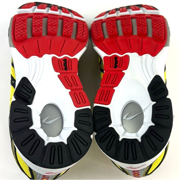 Newton Kismet Mens Sneakers Size 8 Yellow Red Mesh Running Shoes MO11915 - Picture 8 of 11